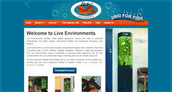 Desktop Screenshot of live-environments.co.nz